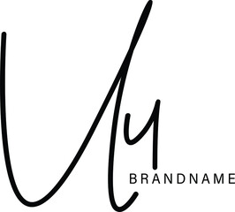 UU  Letter Initial Logo Design, Vector Template