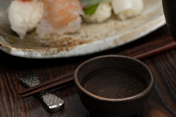 日本酒とお寿司