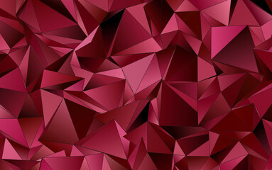 Fototapeta premium Abstract Low-Poly background. triangulated texture. Design 3d. Polygonal geometrical pattern. Triangular modern style