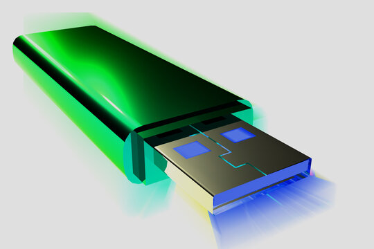 pendrive verde