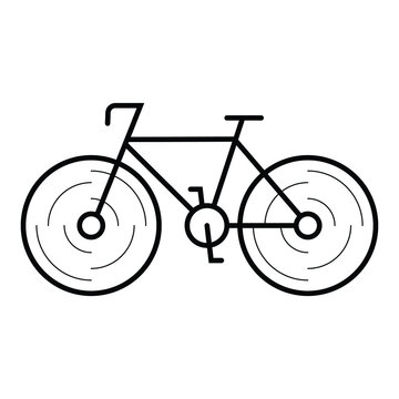 Bike icon vector illustration photo
