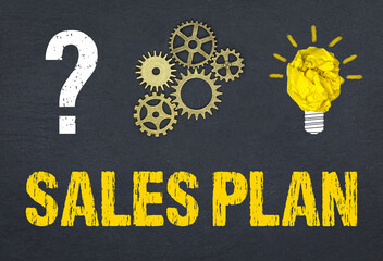 Obraz premium Sales Plan