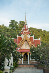 Naklejka premium THAILAND PHETBURI WAT THAM KAEO TEMPLE