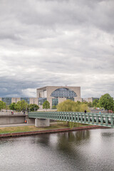 Bundeskanzleramt hinter der Spree