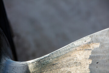 Copy space with metal abstraction