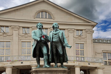 Weimar Goethe und Schiller Denkmal