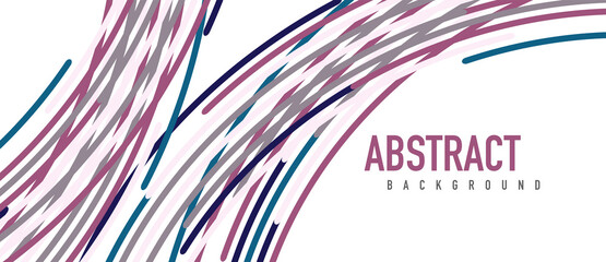 Аbstract moving colorful lines vector backgrounds for cover, placard, poster, banner or flyer