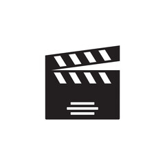 clapperboard icon, technology icon