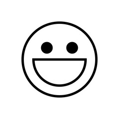 Fototapeta premium emoticon - emoji icon vector design template