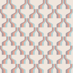 Simple abstract seamless pattern. Colorful accent for any surface.
