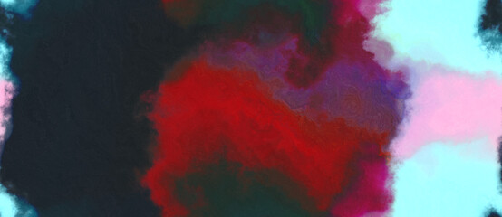 abstract watercolor background with watercolor paint with very dark blue, light gray and pale turquoise colors. can be used as web banner or background