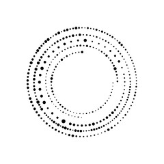 Random dotted. Vector
