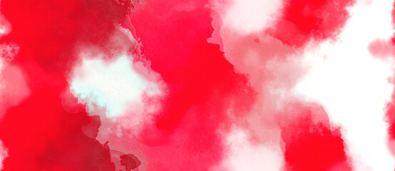 abstract watercolor background with watercolor paint with pastel pink, crimson and light coral colors