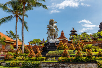 Statue of Buto Ijo, the guardian of Petitenget area near temple Pura Petitenget. Bali, Indonesia.