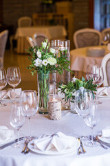 wedding table setting