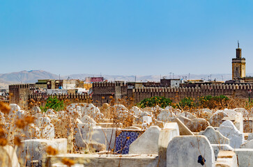  jewish cemetery  in fesz, morocco