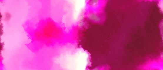 abstract watercolor background with watercolor paint with pastel pink, neon fuchsia and dark moderate pink colors
