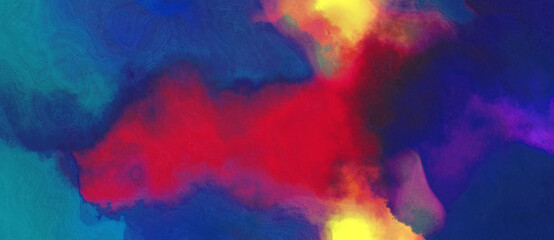 abstract watercolor background with watercolor paint with moderate red, midnight blue and firebrick colors. can be used as web banner or background