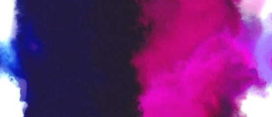 abstract watercolor background with watercolor paint with medium violet red, very dark blue and lavender blue colors. can be used as background texture or graphic element