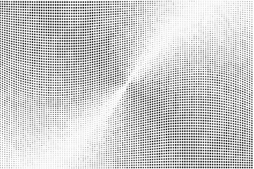 Abstract monochrome gradient halftone pattern. Soft light spots	