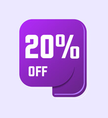 Sales Vector badges for Labels, , Stickers, Banners, Tags, Web Stickers, New offer. Discount origami sign