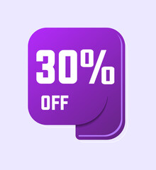 Sales Vector badges for Labels, , Stickers, Banners, Tags, Web Stickers, New offer. Discount origami sign