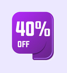 Sales Vector badges for Labels, , Stickers, Banners, Tags, Web Stickers, New offer. Discount origami sign