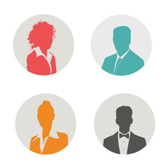 People icon. Vector illustration.