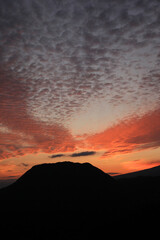 軽井沢離山夕焼け　