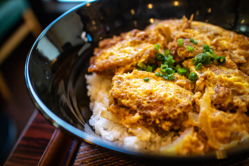 日本の丼もの　カツ丼