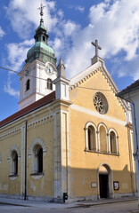 THE CHURCH OF HOLY TRINITY IN KARLOVAC, CROATIA. 