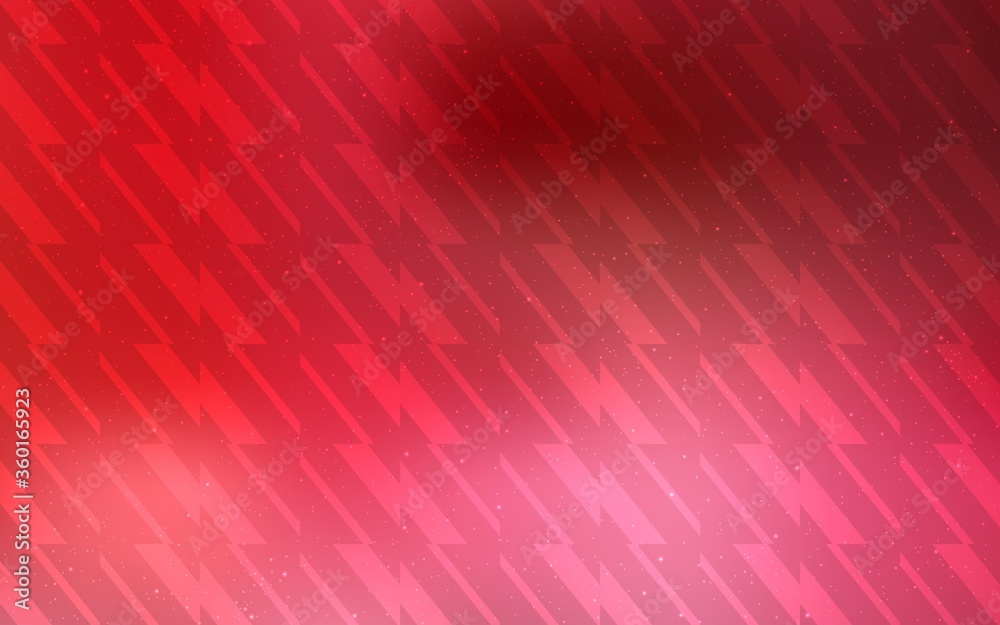 Wall mural light red vector texture with colored lines. shining colored illustration with sharp stripes. best d