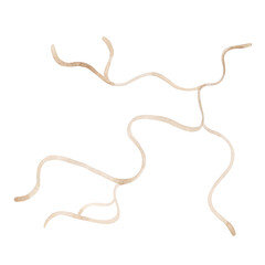 Watercolor set to create a route map