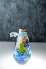 ハーバリウム　花材とボトルとオイル