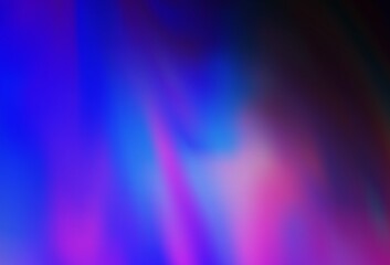 Dark Pink, Blue vector blurred shine abstract template. Glitter abstract illustration with gradient design. New way of your design.