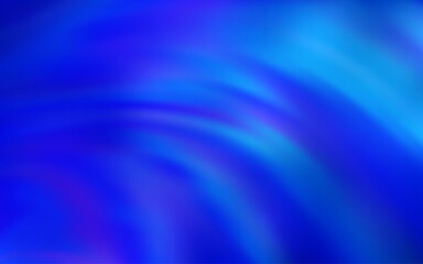 Dark BLUE vector background with bent lines. Colorful illustration in simple style with gradient. Abstract style for your business design.