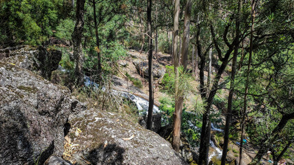 The Fervenca waterfalls (or the Leça River) in Valinhas, Santo Tirso. A space located in the parish of Monte Córdova, where the much attended 