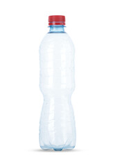 Naklejka premium small empty plastic bottle