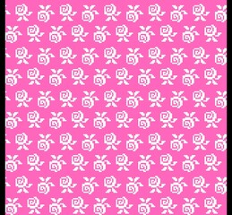 pixel pattern seamless background of roses