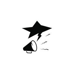 Megaphone icon template