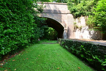 Fototapeta na wymiar The Tunnel of an old railway line in Petworth