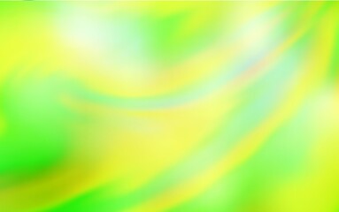 Light Green, Yellow vector blurred bright pattern. A completely new colored illustration in blur style. New style design for your brand book.