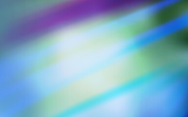 Light BLUE vector background with stright stripes. Lines on blurred abstract background with gradient. Pattern for ad, booklets, leaflets.