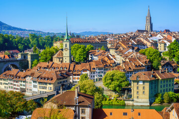 Bern city, the capital of Switzerland