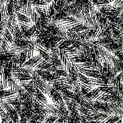black-and-white Knitted abstract seamless pattern