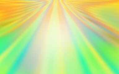 Light Green, Yellow vector blurred shine abstract background. Creative illustration in halftone style with gradient. Blurred design for your web site.