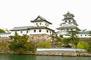 今治城　天守と山里櫓　愛媛県今治市