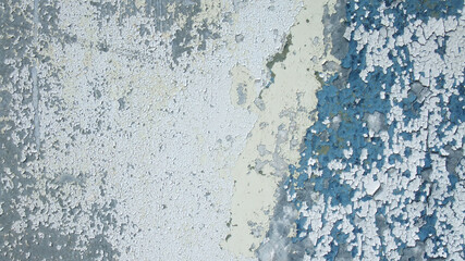 風化した白いペイントの壁