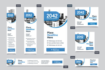 City Background Corporate Web Banner Template