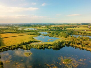 Kingsbury Water Park aerial photography, drone photography